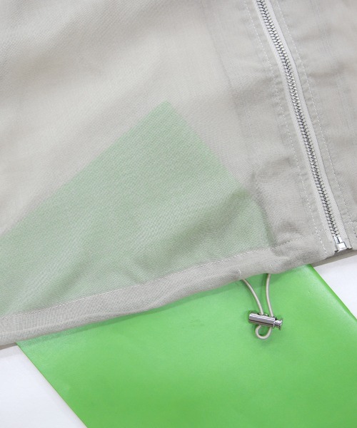 and it_（アンドイット）の「キャンディスリーブシアーブルゾン（ブルゾン・レディース・グレイッシュベージュ/ブラック・FREE）」の15枚目の写真