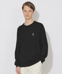 【新品.タグ付き】♡ブルーレーベルクレストブリッジ♡ニットパーカー♡ブラック♡ ダブルフェイス10monthシティパーカー