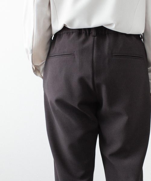 ATTACHMENT(アタッチメント)の「PEストレッチ ダブルクロス レギュラーフィット イージートラウザーズ / PE STRETCH DOUBLE CLOTH REGULAR FIT EASY TROUSERS(スラックス・メンズ・ダークブラウン/ライトグレー/ブラック・3/2/1)」の18枚目の写真