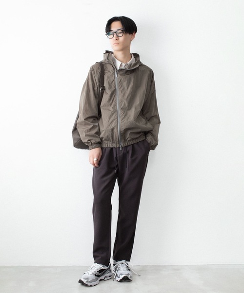 ATTACHMENT(アタッチメント)の「PEストレッチ ダブルクロス レギュラーフィット イージートラウザーズ / PE STRETCH DOUBLE CLOTH REGULAR FIT EASY TROUSERS(スラックス・メンズ・ダークブラウン/ライトグレー/ブラック・3/2/1)」の21枚目の写真