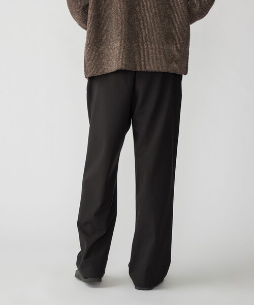 City Ambient Products（シティアンビエントプロダクツ）の「City Ambient Products: ソフト ツイード ライク 2タック ワイド スラックス（スラックス・メンズ・ネイビー/グレー/ブラック・SMALL/MEDIUM/LARGE）」の6枚目の写真