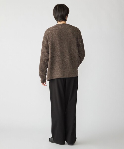 City Ambient Products（シティアンビエントプロダクツ）の「City Ambient Products: ソフト ツイード ライク 2タック ワイド スラックス（スラックス・メンズ・ネイビー/グレー/ブラック・SMALL/MEDIUM/LARGE）」の12枚目の写真