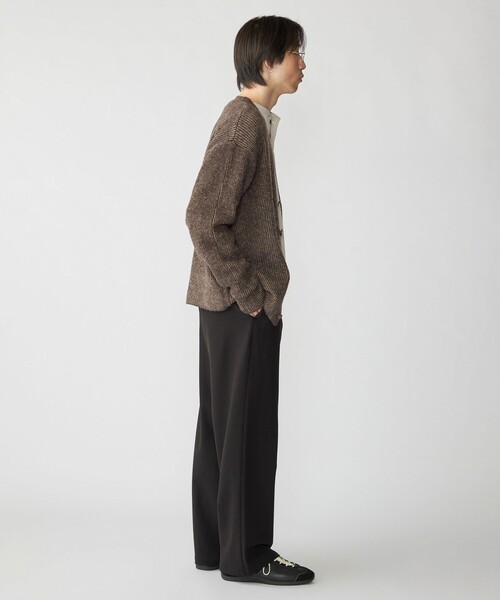 City Ambient Products（シティアンビエントプロダクツ）の「City Ambient Products: ソフト ツイード ライク 2タック ワイド スラックス（スラックス・メンズ・ネイビー/グレー/ブラック・SMALL/MEDIUM/LARGE）」の13枚目の写真