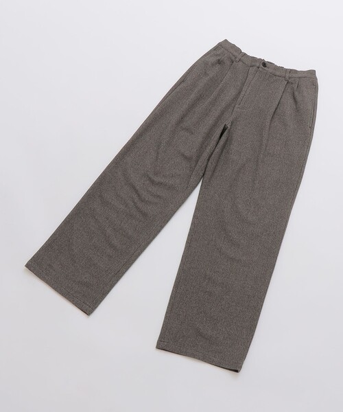 City Ambient Products（シティアンビエントプロダクツ）の「City Ambient Products: ソフト ツイード ライク 2タック ワイド スラックス（スラックス・メンズ・ネイビー/グレー/ブラック・SMALL/MEDIUM/LARGE）」の14枚目の写真