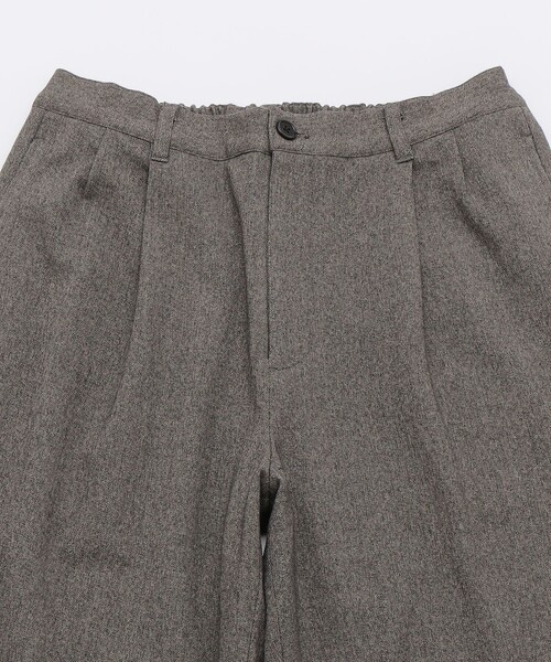 City Ambient Products（シティアンビエントプロダクツ）の「City Ambient Products: ソフト ツイード ライク 2タック ワイド スラックス（スラックス・メンズ・ネイビー/グレー/ブラック・SMALL/MEDIUM/LARGE）」の16枚目の写真