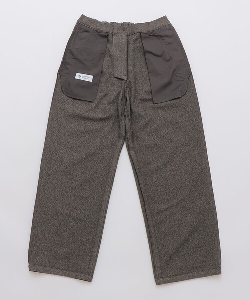 City Ambient Products（シティアンビエントプロダクツ）の「City Ambient Products: ソフト ツイード ライク 2タック ワイド スラックス（スラックス・メンズ・ネイビー/グレー/ブラック・SMALL/MEDIUM/LARGE）」の22枚目の写真