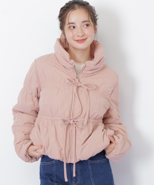 JILL by JILL STUART（ジルバイジルスチュアート）の「◇中綿リボンブルゾン（ブルゾン・レディース・ピンク/ホワイト・SMALL/MEDIUM）」の14枚目の写真