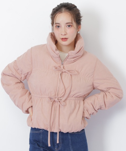 JILL by JILL STUART（ジルバイジルスチュアート）の「◇中綿リボンブルゾン（ブルゾン・レディース・ピンク/ホワイト・SMALL/MEDIUM）」の13枚目の写真