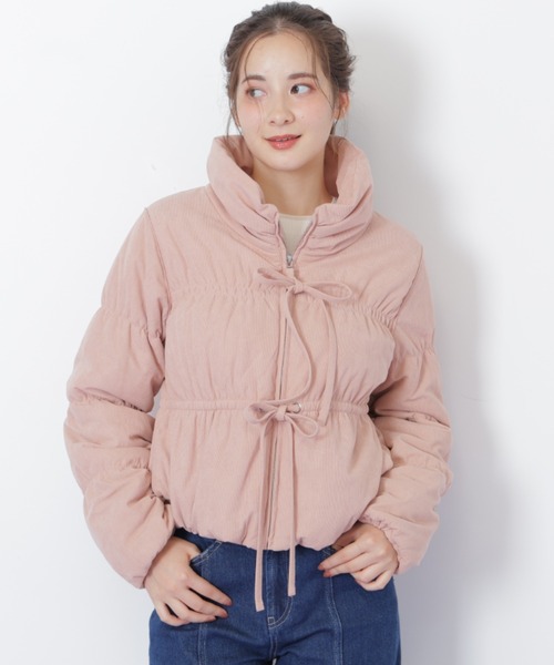 JILL by JILL STUART（ジルバイジルスチュアート）の「◇中綿リボンブルゾン（ブルゾン・レディース・ピンク/ホワイト・SMALL/MEDIUM）」の15枚目の写真