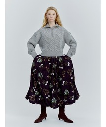 Mila Owen | ボタニカルプリントバルーンスカート(スカート)