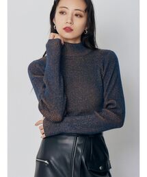 MURUA | バイカラーラメクロップドニット(ニット/セーター)