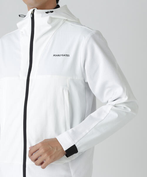セール】【PEARLY GATES】テックスブリッドフーディブルゾン（ブルゾン