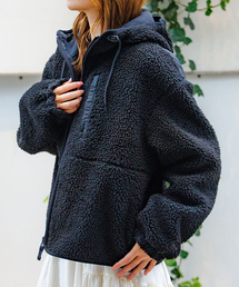 【NANGA / ナンガ】BOA FLEECE ZIP HOODIE / ボアフリースフルジップパーカ