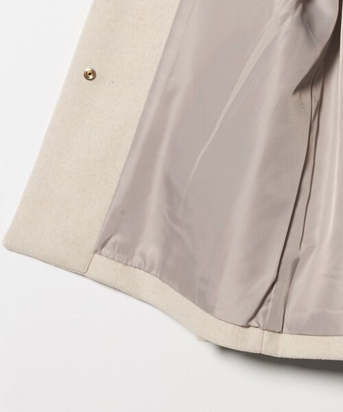 キーネック ショートコート ＜A DAY IN THE LIFE＞（ノーカラーコート