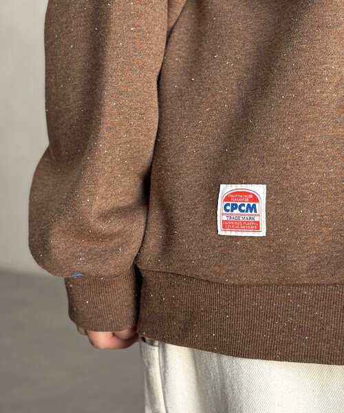 CPCM（シーピーシーエム）の「カラーネップ裏起毛スウェット（スウェット・レディース・チャコールグレー/アイボリー/ブラウン・FREE）」の13枚目の写真