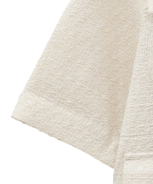 セール】【CLANE/クラネ】HALF SLEEVE TWEED JACKET/ハーフスリーブ