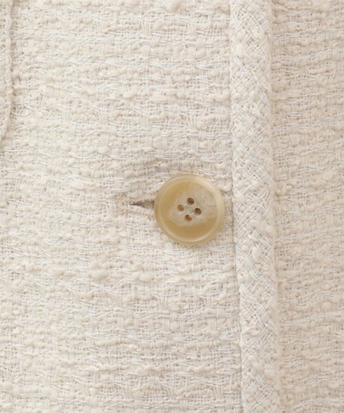 セール】【CLANE/クラネ】HALF SLEEVE TWEED JACKET/ハーフスリーブ