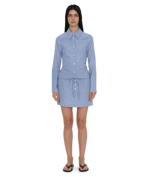PARTIMENTO WOMEN(パルティメントウィメン)の「PWC イージーミニスカート_スカイストライプ(スカート・レディース・その他・SMALL/MEDIUM)」の4枚目の写真