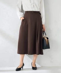 a.v.v | 【洗える/イージーケア/ストレッチ】パウダーツイルフレアスカート(スカート)