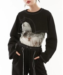 casane | CASANE（カサネ）Asymmetric hem short tops(Tシャツ/カットソー)