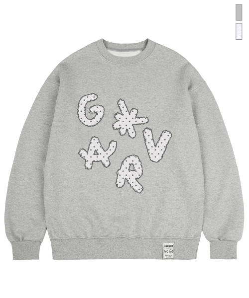 GRAVER（グレーバー）の「[ユニセックス]DOTS GRAV スウェット_ブラック（スウェット・レディース・ブラック・SMALL/MEDIUM/LARGE）」の7枚目の写真