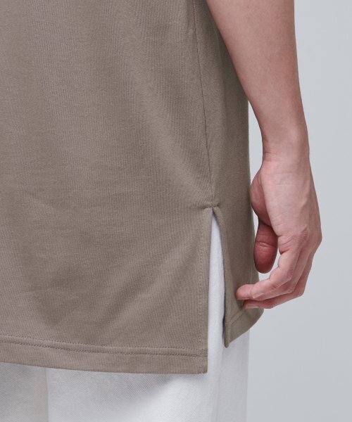 MUSINSA STANDARD（ムシンサスタンダード）の「レイヤードスリーブレストップ_ロング丈 [ココア]（Tシャツ/カットソー・メンズ・その他・SMALL）」の8枚目の写真
