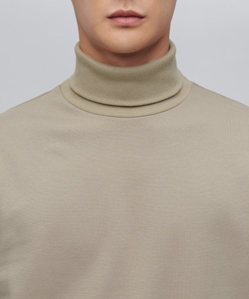 MUSINSA STANDARD（ムシンサスタンダード）の「ポンテタートルネック長袖Tシャツ[ベージュ]（Tシャツ/カットソー・メンズ・その他・SMALL/MEDIUM/LARGE/X-LARGE/XX-LARGE）」の3枚目の写真