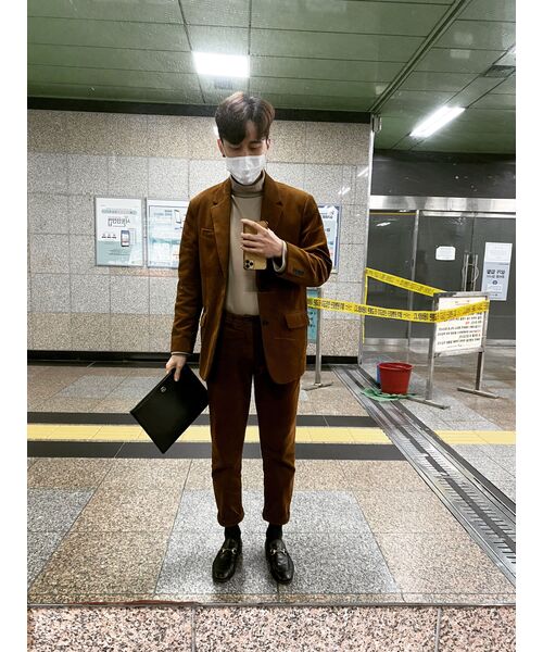 MUSINSA STANDARD（ムシンサスタンダード）の「ポンテタートルネック長袖Tシャツ[ベージュ]（Tシャツ/カットソー・メンズ・その他・SMALL/MEDIUM/LARGE/X-LARGE/XX-LARGE）」の7枚目の写真