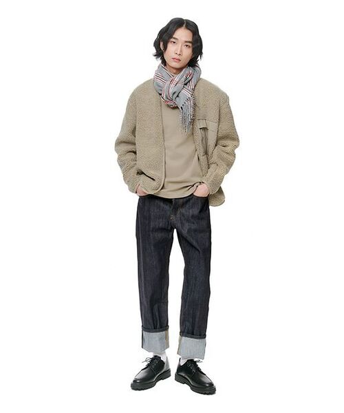 MUSINSA STANDARD（ムシンサスタンダード）の「ポンテタートルネック長袖Tシャツ[ベージュ]（Tシャツ/カットソー・メンズ・その他・SMALL/MEDIUM/LARGE/X-LARGE/XX-LARGE）」の9枚目の写真