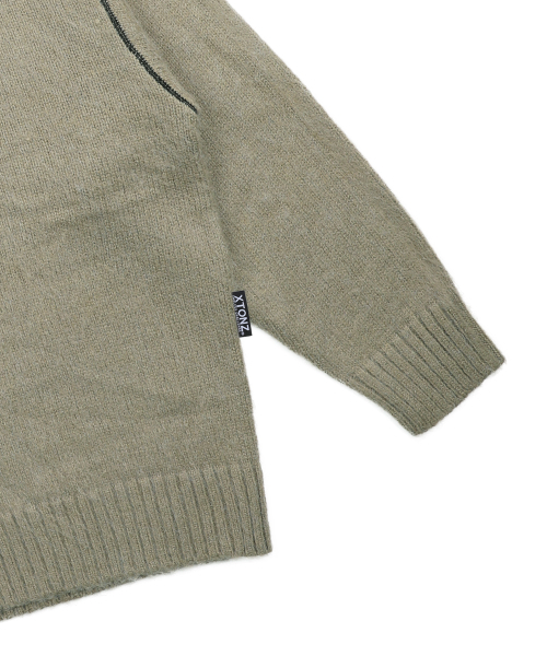 XTONZ(エクストーンズ)の「XTK176 パーネルハーフジップニット (モカ)(ニット/セーター・レディース・その他・MEDIUM/LARGE)」の10枚目の写真