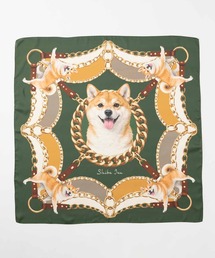 Jubilee（ジュビリー）の「《32柄》 犬・猫 アニマル柄 大判サテンスカーフ 90x90cm（バンダナ/スカーフ）」