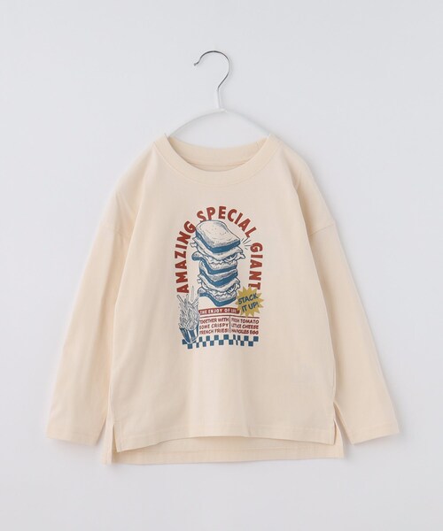 THE SHOP TK （ザ ショップ ティーケー ）の「【110-160】プリント長袖Tシャツ（Tシャツ/カットソー・キッズ・ベージュ系その他/ブラック/アイボリー系3/ネイビー系3/アイボリー/アイボリー系・11/12/15 /13/14/16）」の5枚目の写真