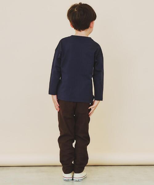 THE SHOP TK （ザ ショップ ティーケー ）の「【110-160】プリント長袖Tシャツ（Tシャツ/カットソー・キッズ・ベージュ系その他/ブラック/アイボリー系3/ネイビー系3/アイボリー/アイボリー系・11/12/15 /13/14/16）」の10枚目の写真