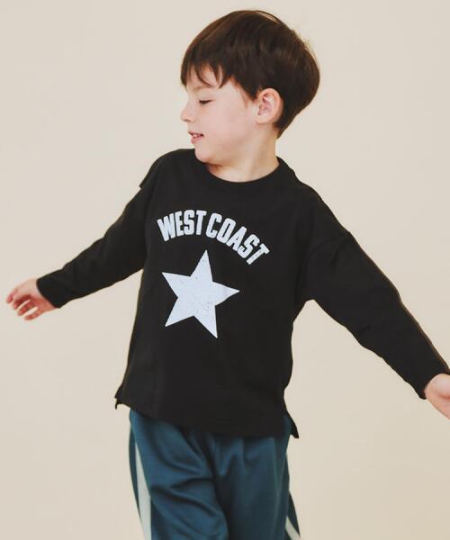 THE SHOP TK （ザ ショップ ティーケー ）の「【110-160】プリント長袖Tシャツ（Tシャツ/カットソー・キッズ・ベージュ系その他/ブラック/アイボリー系3/ネイビー系3/アイボリー/アイボリー系・11/12/15 /13/14/16）」の13枚目の写真