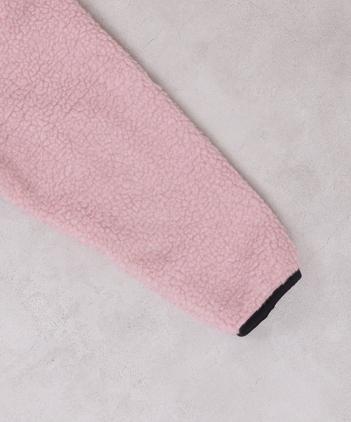 Life Support Products（ライフサポートプロダクツ）の「ノーカラーボアジャケット（ノーカラージャケット・キッズ・クリーム/グレー/ブラック/ブラウン/ピンク/ホワイト系その他・80/90/95/100/110/120/130/140/150）」の12枚目の写真