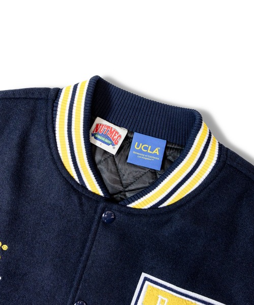 JACKROSE（ジャックローズ）の「NUTMEG＆UCLA-中綿スタジアムジャケット（スタジャン・メンズ・ブラック/ネイビー・L/M）」の18枚目の写真