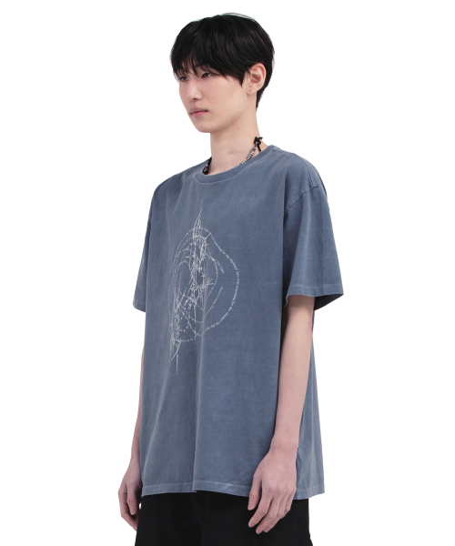 DEFGARMENTS（デフグラメンツ）の「PIG HUMAN FORM T-SHIRTS [NAVY]（Tシャツ/カットソー・レディース・その他・MEDIUM/LARGE）」の6枚目の写真