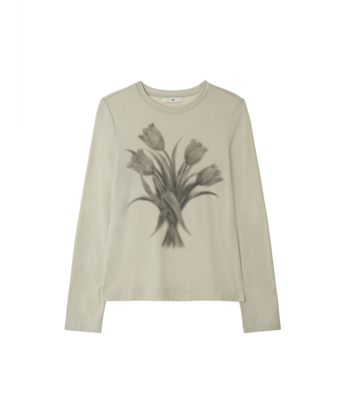 Kijun(キジュン)の「Romantic Jersey Top Sage(Tシャツ/カットソー・レディース・その他・MEDIUM/SMALL)」の5枚目の写真
