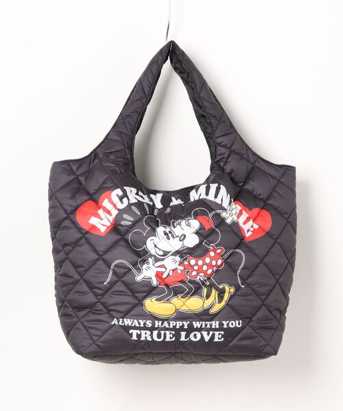 Disney(ディズニー)の「Disney 中綿キルティングトート(トートバッグ・レディース・ブラック/ブラック系その他/ドット/ブラック×ホワイト/レッド/ブラック系その他2/ブラック系その他3/ブラック系その他4/その他/ブラック系その他5・FREE)」の4枚目の写真