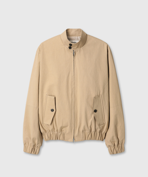 DIVEIN(ダイブイン)の「LOOSED HARRINGTON JACKET (BEIGE)(その他アウター・メンズ・その他・1/2)」の2枚目の写真
