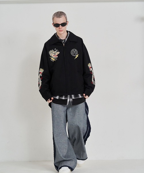 セール】【UNISEX】ORIENTAL EMBROIDERY JACKET/オリエンタルエン