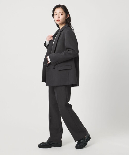 MARW UNITED ARROWS(マルゥ ユナイテッドアローズ)の「<MARW UNITED ARROWS>バックタック テーラードジャケット(テーラードジャケット・レディース・ネイビー/ナチュラル/ダークグレー・38/36/34)」の5枚目の写真