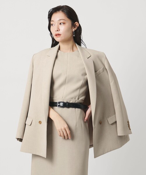 MARW UNITED ARROWS(マルゥ ユナイテッドアローズ)の「<MARW UNITED ARROWS>バックタック テーラードジャケット(テーラードジャケット・レディース・ネイビー/ナチュラル/ダークグレー・38/36/34)」の9枚目の写真