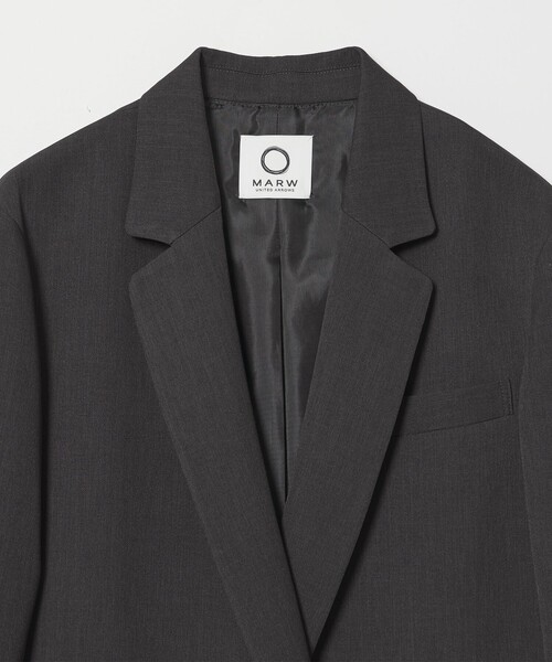 MARW UNITED ARROWS（マルゥ ユナイテッドアローズ）の「＜MARW UNITED ARROWS＞バックタック テーラードジャケット（テーラードジャケット・レディース・ネイビー/ナチュラル/ダークグレー・38/36/34）」の9枚目の写真