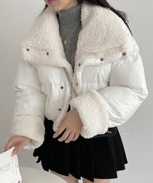 リバーシブルショートボアブルゾン