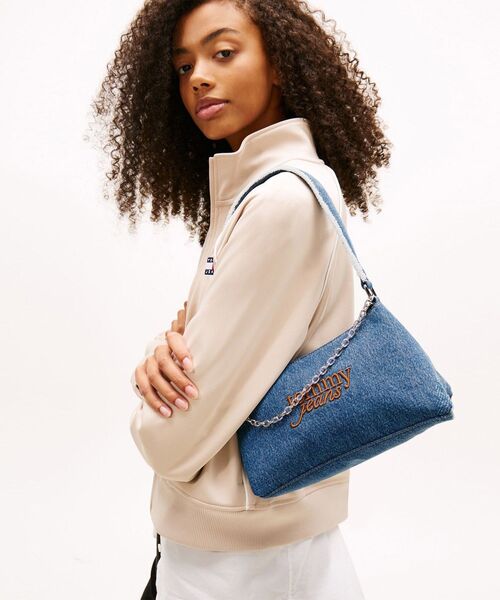 tommy jeans（トミー ジーンズ）の「クールデニムショルダーバッグ（ショルダーバッグ・レディース・ブルー・FREE）」の5枚目の写真