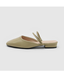 Hamelly ストラップ ミュール スリッパ (2cm)
