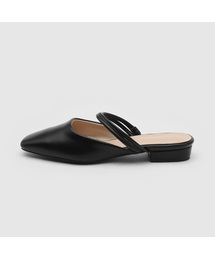 Hamelly ストラップ ミュール スリッパ (2cm)