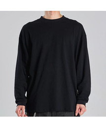 スーピマ100 ロングスリーブTシャツ (ブラック)