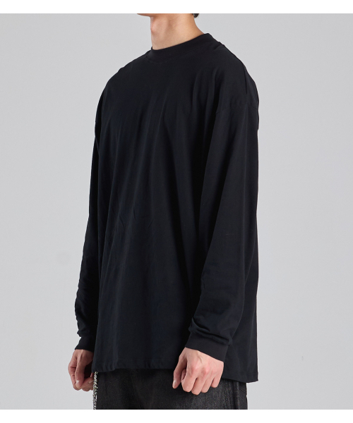 BUTTON SEOUL(ボタンソウル)の「スーピマ100 ロングスリーブTシャツ (ブラック)(Tシャツ/カットソー・レディース・その他・MEDIUM/LARGE/X-LARGE)」の3枚目の写真